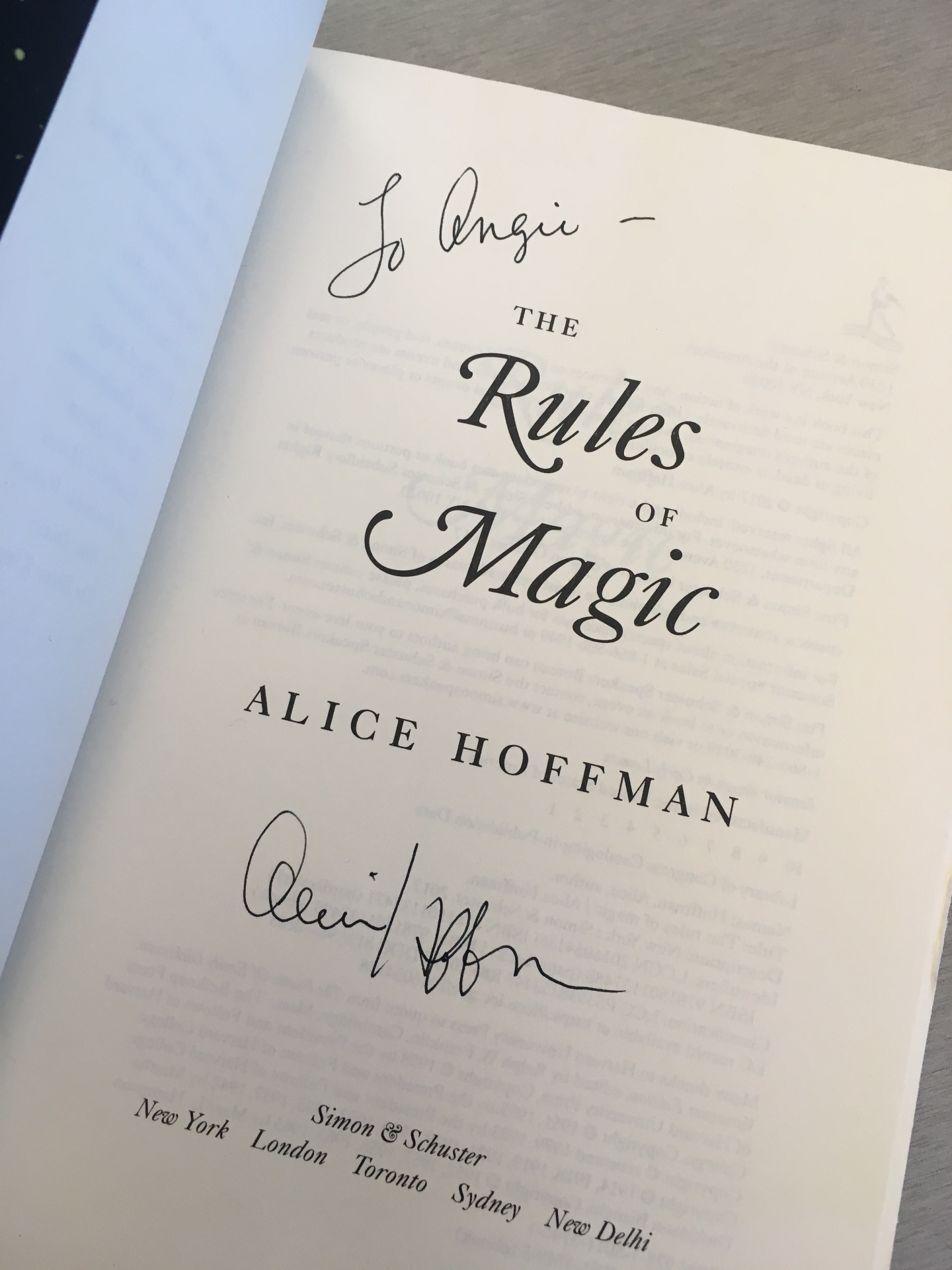 The Rules of Magic